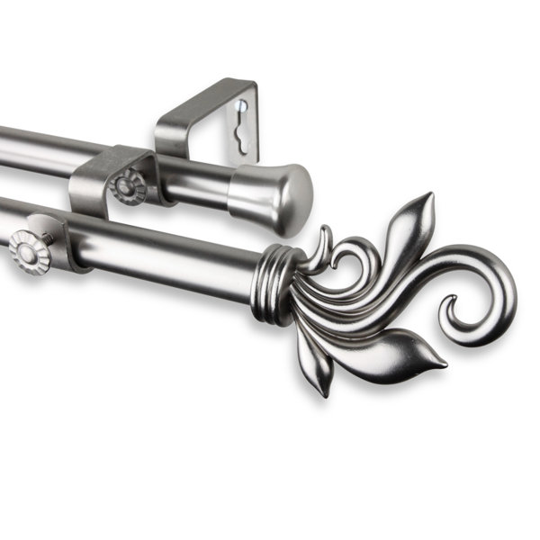 Fleur De Lis Living Rexford Double Curtain Rod & Reviews Wayfair